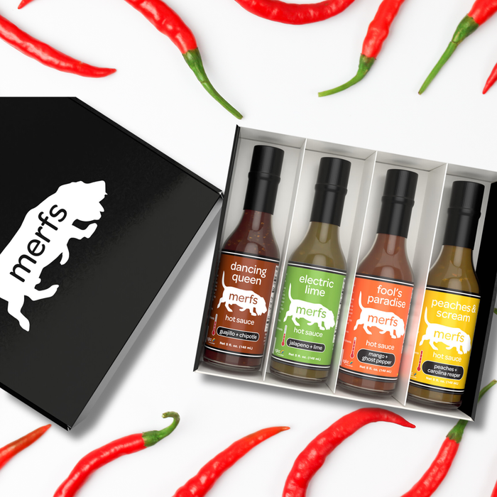 Merfs Hot Sauce 4 Pack Gift Set